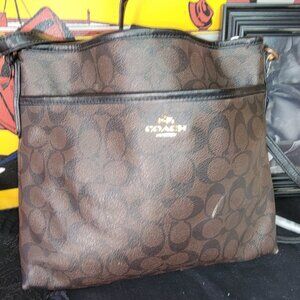Coach Beautiful Cross BODY brown And Black Price DROP